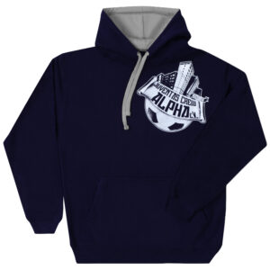 Hoodie Blau/Grau